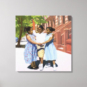 Vrienden 2001 canvas afdruk