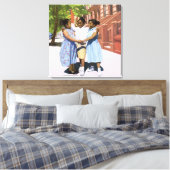 Vrienden 2001 canvas afdruk (Insitu (Slaapkamer))