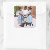 Vrienden 2001 vierkante sticker (Tas)