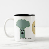 vrienden aan de zijkant tweekleurige koffiemok (Links)