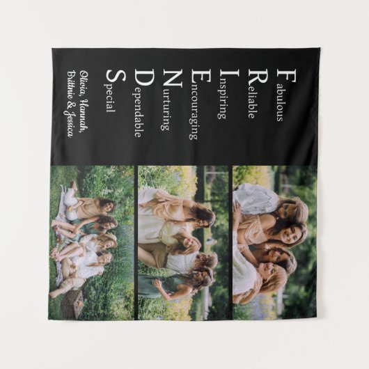 VRIENDEN Aangepaste Fotowandtapijt Wandkleed (Voorkant (horizontaal))