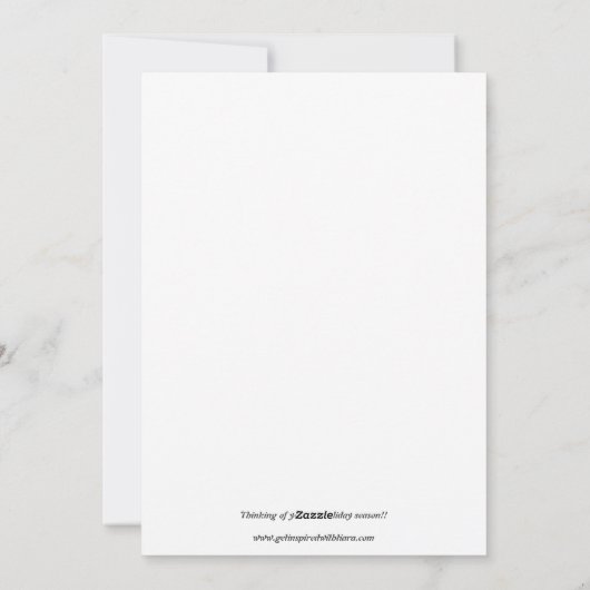 Vrienden aanmoedigen tijdens de Feestdagen Feestdagenkaart (Achterkant)