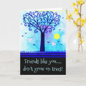 VRIENDEN ALS JULLIE KAART (Gele Bloem)