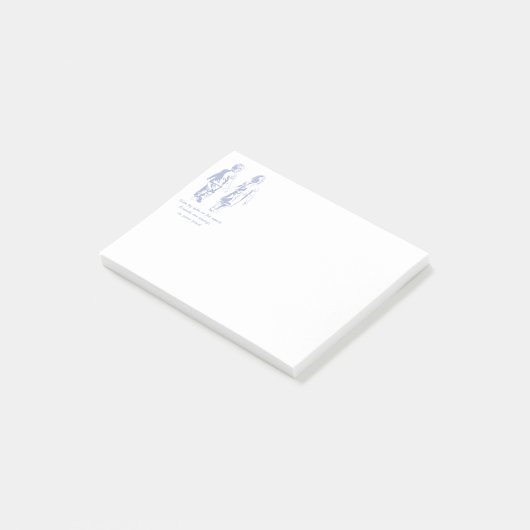 Vrienden altijd in je hart Quote Post-it® Notes (Schuin)