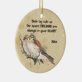 Vrienden altijd in uw Inspirerend prijsopgave voor Keramisch Ornament (Rechts)