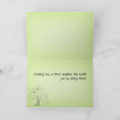 "VRIENDEN" aminozuur wenskaart - aangepaste tekst Kaart (Binnen)