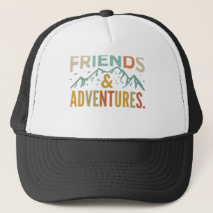 "Vrienden & Avonturen" Meerkleurig Trucker Pet