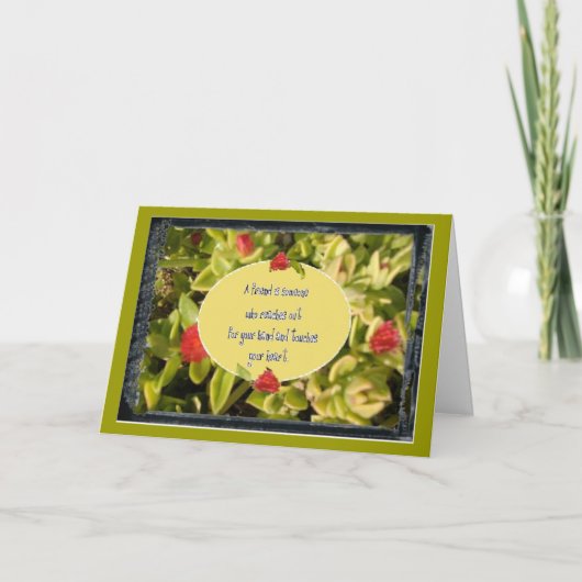 Vrienden Bedankkaart (Voorkant)