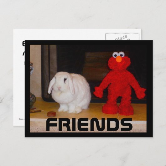 Vrienden - Bedankt om er voor mij te zijn Briefkaart (Voorkant / Achterkant)