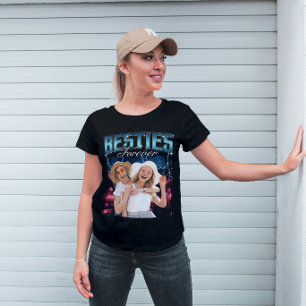 Vrienden Beste Vrienden Bootleg Rap Retro Aangepas T-shirt
