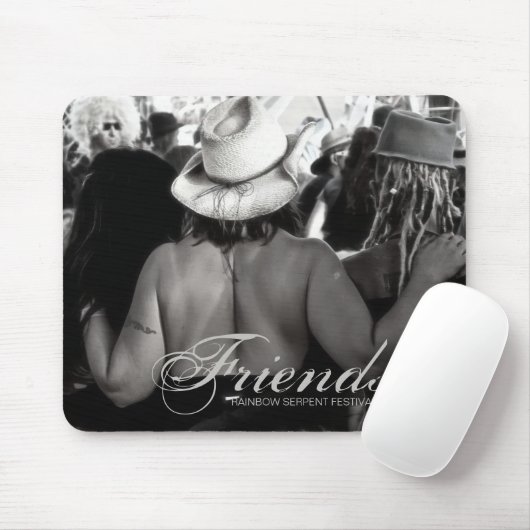 Vrienden bij Rainbow Serpent 09 Muismat (Met muis)