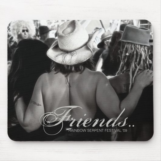 Vrienden bij Rainbow Serpent 09 Muismat (Voorkant)