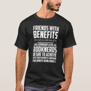 Vrienden boeken lezen t-shirt