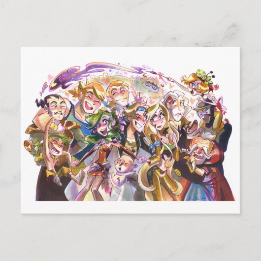 Vrienden Briefkaart (Voorkant)