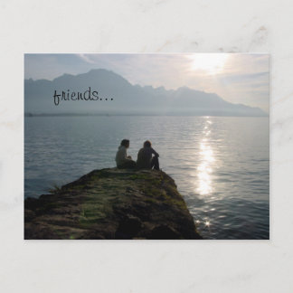 vrienden... briefkaart