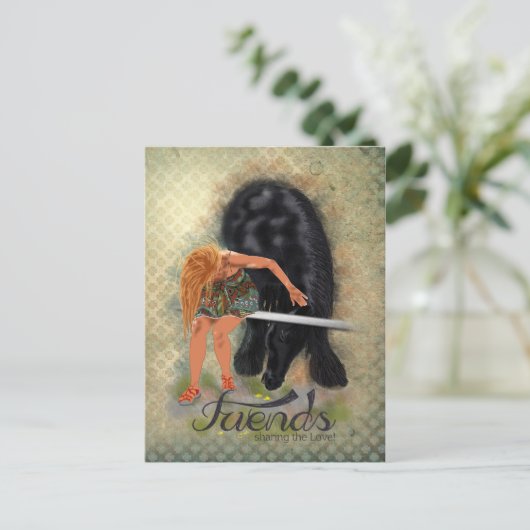 VRIENDEN - Briefkaart (Staand voorkant)