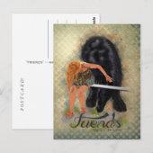 VRIENDEN - Briefkaart (Voorkant / Achterkant)