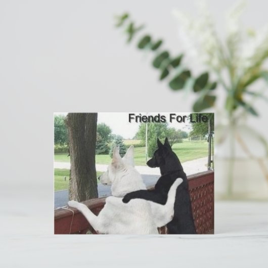 vrienden briefkaart (Staand voorkant)