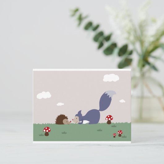 Vrienden Briefkaart (Staand voorkant)