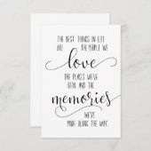 Vrienden Briefkaart, Vriendschap Quote, Vriend spe Bedankkaart (Voorkant / Achterkant)