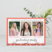 Vrienden Broers en Zussen Afstudeerfeest Koraal Bl Kaart (Staand voorkant)