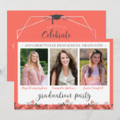 Vrienden Broers en Zussen Afstudeerfeest Koraal Bl Kaart (Voorkant / Achterkant)