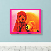 Vrienden Canvas Afdruk (Insitu (Houten vloer))