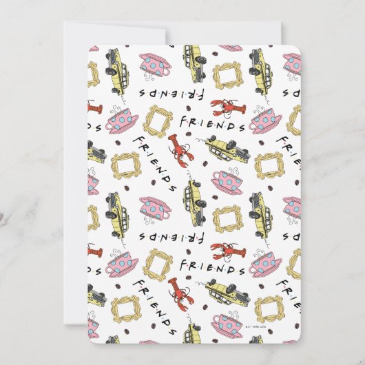 VRIENDEN™ | Central Perk Chalkboard 50e verjaardag Kaart (Achterkant)