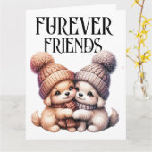 VRIENDEN / College gebonden / Afstuderen Kaart (Gele Bloem)