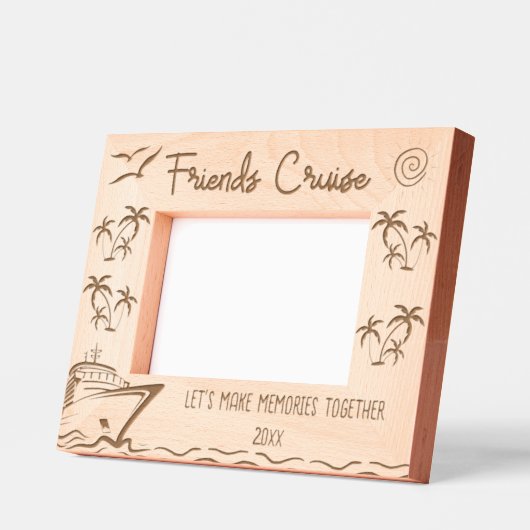 Vrienden Cruise Laten we samen herinneringen maken Gegraveerde Lijstjes (Links)