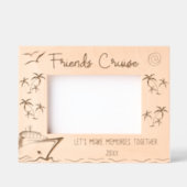 Vrienden Cruise Laten we samen herinneringen maken Gegraveerde Lijstjes (Voorkant)
