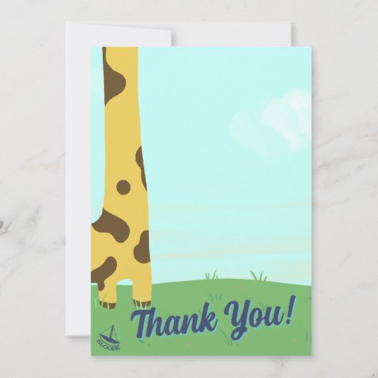 "Vrienden" Dank je kaart (Achterkant)