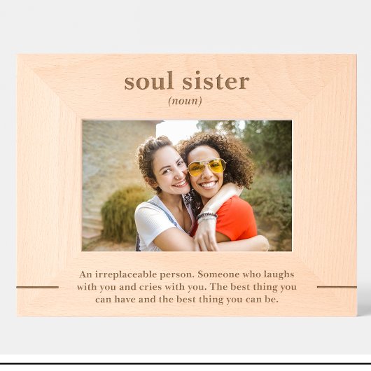 Vrienden Definitie Quote Custom Wood Afbeelding Li Gegraveerde Lijstjes