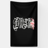 Vrienden Die Bij Elkaar Blijven Spandoek (Verticaal)