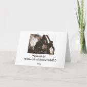 Vrienden die Chinees schaken/vriendschap spelen Kaart (Achterkant)