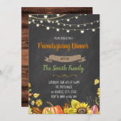 Vrienden die een uitnodiging geven (Voorkant / Achterkant)