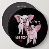 Vrienden die geen Button van de Vruchtvarkens zijn (Voorkant /achterkant)