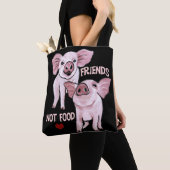 Vrienden die geen Canvas tas van de Vruchtvarkens  (Dichtbij)