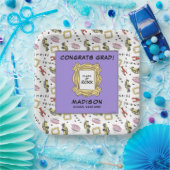 VRIENDEN™ | Die met het Afstuderen Papieren Bordje (Feest)