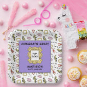 VRIENDEN™ | Die met het Afstuderen Papieren Bordje (Feest)