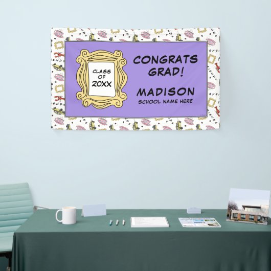 VRIENDEN™ | Die met het Afstuderen Spandoek (Beurs)