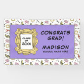 VRIENDEN™ | Die met het Afstuderen Spandoek (Horizontaal)