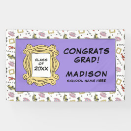 VRIENDEN™ | Die met het Afstuderen Spandoek