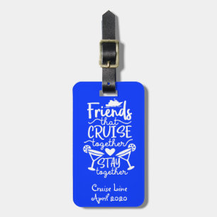 Vrienden Die Samen Cruisen Blijven Samen Custom Bagagelabel