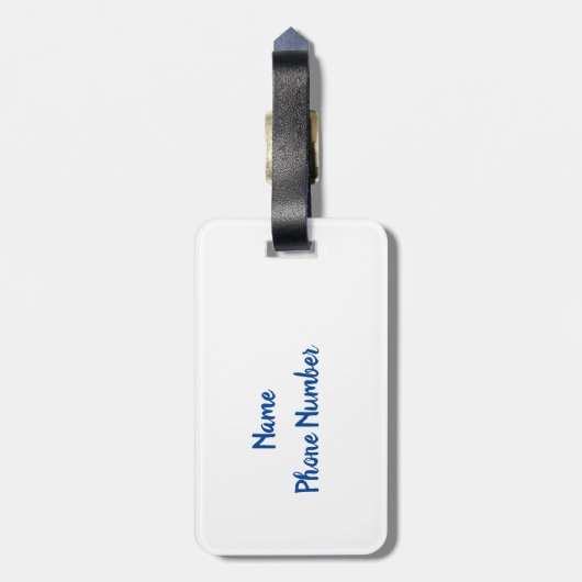 Vrienden die samen cruisen op vakantie bagagelabel (Achterkant verticaal)