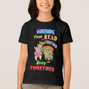 Vrienden die samen lezen, blijven bij elkaar Tri-Blend shirt