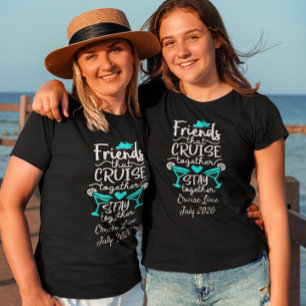 Vrienden die samen met de groep reizen t-shirt