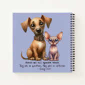 Vrienden - Dieren Notitieboek (Achterkant)