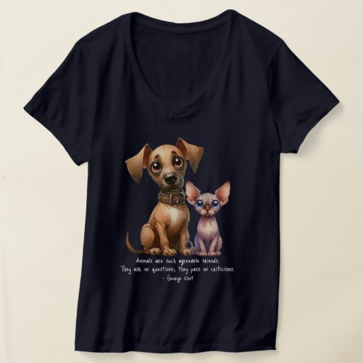 Vrienden - Dieren T-shirt (Laagn)