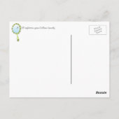 Vrienden door Goede en Slechte Hair Dagen Briefkaart (Achterkant)